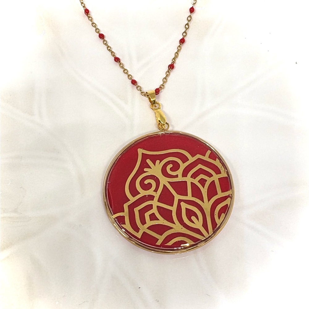 Golden Flame Mandala